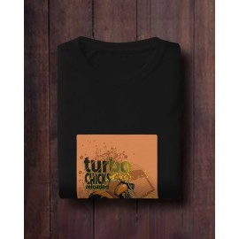 Burn The Road | SABEZY ESSENTIALS Cotton Regular Women's T-Shirt | Black