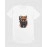 Cool Fox | SABEZY ESSENTIALS Cotton Regular Men's T-Shirt | White