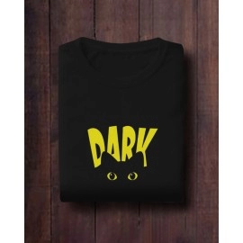 Dark Cat | SABEZY ESSENTIALS Cotton Regular Women's T-Shirt | Black