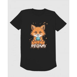 Diamond Fox | SABEZY ESSENTIALS Cotton Regular Women's T-Shirt | Black