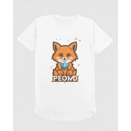Diamond Fox | SABEZY ESSENTIALS Cotton Regular Women's T-Shirt | White