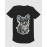 Dog Puppy | SABEZY ESSENTIALS Cotton Regular Women's T-Shirt | Black