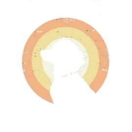 Dog Shadow | SABEZY ESSENTIALS Cotton Regular Men's T-Shirt | Black