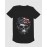 Flag Skull | SABEZY ESSENTIALS Cotton Regular Women's T-Shirt | Black