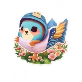 Flower Twitty | SABEZY ESSENTIALS Cotton Regular Men's T-Shirt | White