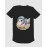 Flower Twitty | SABEZY ESSENTIALS Cotton Regular Men's T-Shirt | Black