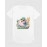 Flowery Twitty | SABEZY ESSENTIALS Cotton Regular Men's T-Shirt | White