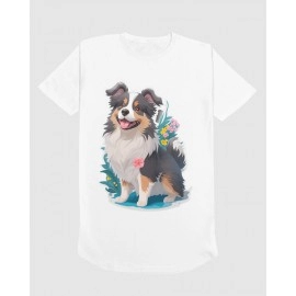 Furry Burry | SABEZY ESSENTIALS Cotton Regular Women's T-Shirt | White
