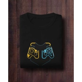 Game Day | SABEZY ESSENTIALS Cotton Regular Women's T-Shirt | Black