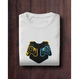 Game Day | SABEZY ESSENTIALS Cotton Regular Women's T-Shirt | White