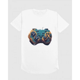 Gaming Gears | SABEZY ESSENTIALS Cotton Regular Men's T-Shirt | White