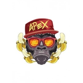 Gangster Gorilla | SABEZY ESSENTIALS Cotton Regular Women's T-Shirt | White