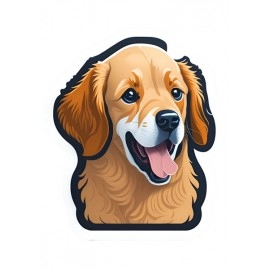 Golden Retriever | SABEZY ESSENTIALS Cotton Regular Women's T-Shirt | Black