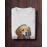 Golden Retriever | SABEZY ESSENTIALS Cotton Regular Men's T-Shirt | White