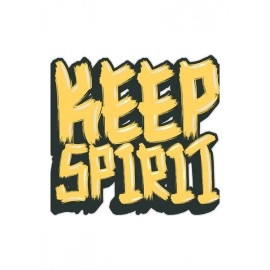 Keep Spirit | SABEZY ESSENTIALS Cotton Regular Women's T-Shirt | White 