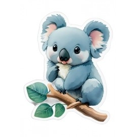 Koala | SABEZY ESSENTIALS Cotton Regular Men's T-Shirt | Black