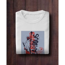 Liberty | SABEZY ESSENTIALS Cotton Regular Women's T-Shirt | White