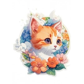 Little kitten | SABEZY ESSENTIALS Cotton Regular Women's T-Shirt | Black