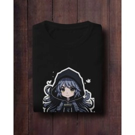 Magic Girl | SABEZY ESSENTIALS Cotton Regular Women's T-Shirt | Black