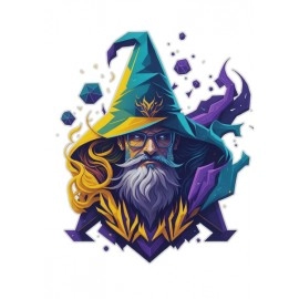 Magician | SABEZY ESSENTIALS Cotton Regular Men's T-Shirt | Black