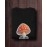 Mushrooms | SABEZY ESSENTIALS Cotton Regular Men's T-Shirt | Black