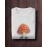 Mushrooms | SABEZY ESSENTIALS Cotton Regular Men's T-Shirt | White