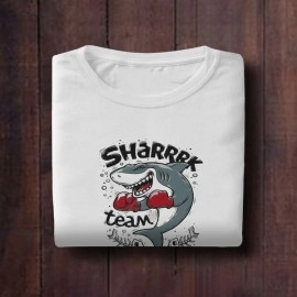 Sharrrk Team | SABEZY ESSENTIALS Cotton Regular Women's T-Shirt | White