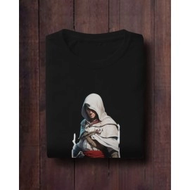 Warrior | SABEZY ESSENTIALS Cotton Regular Women's T-Shirt | Black