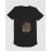 Wonderland Castle | SABEZY ESSENTIALS Cotton Regular Women's T-Shirt | Black