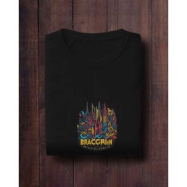 Wonderland Castle | SABEZY ESSENTIALS Cotton Regular Women's T-Shirt | Black