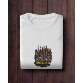 Wonderland Castle | SABEZY ESSENTIALS Cotton Regular Women's T-Shirt | White