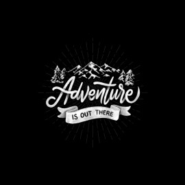 Adventure Is Out There | Womens Casual White TShirt