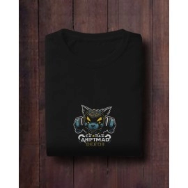 Animad | SABEZY ESSENTIALS Cotton Regular Women's T-Shirt | Black 