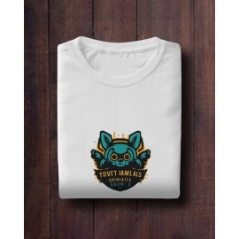 Belly Panda | SABEZY ESSENTIALS Cotton Regular Women's T-Shirt | White