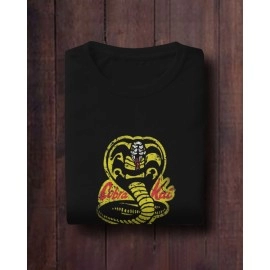 Colourful Mountains | SABEZY ESSENTIALS Cotton Regular Men's T-Shirt | Black