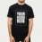 Customised Your T-shirt | SABEZY ESSENTIALS Cotton Regular Men's T-Shirt | Black