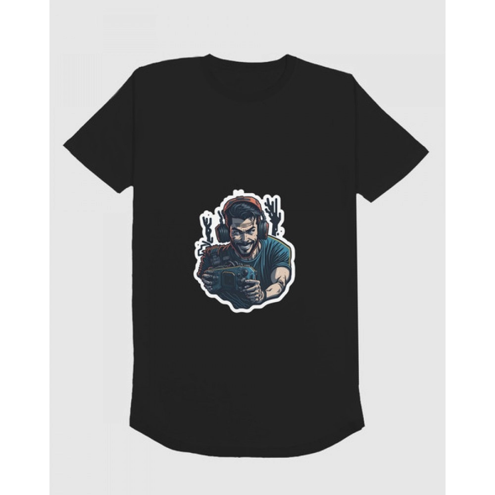 GameZ | SABEZY ESSENTIALS Cotton Regular Women's T-Shirt | Black