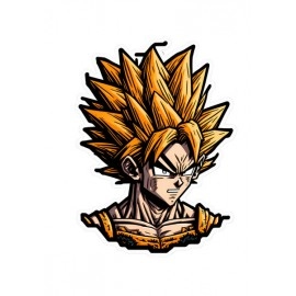 Goku | SABEZY ESSENTIALS Cotton Regular Men's T-Shirt | Black