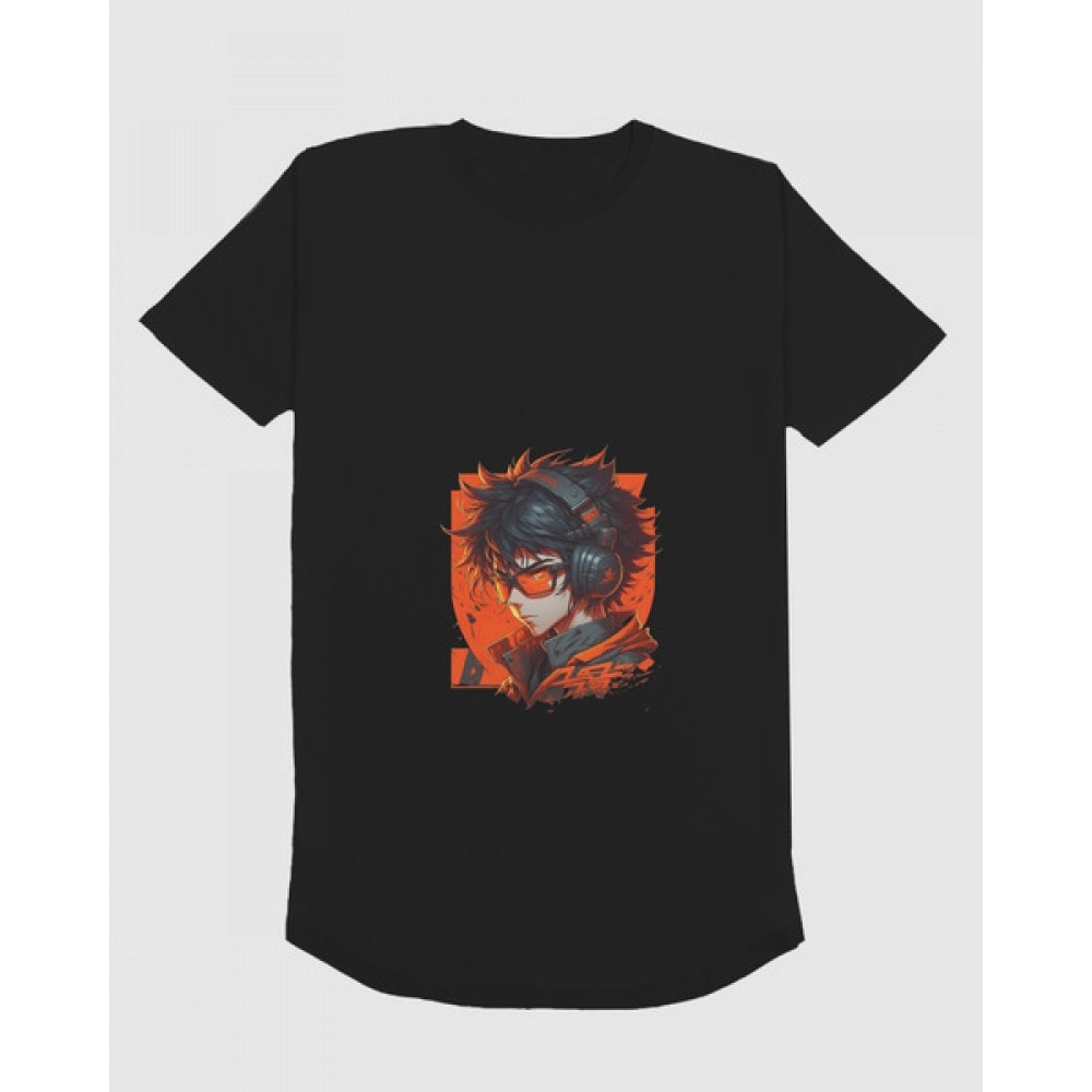 Gokuu | SABEZY ESSENTIALS Cotton Regular Men's T-Shirt | Black