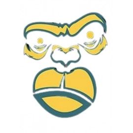 Gorilla Face Design | SABEZY ESSENTIALS Cotton Regular Women's T-Shirt | Black