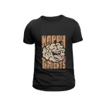 Happy Thoughts | SABEZY ESSENTIALS Cotton Regular Men's T-Shirt | Black
