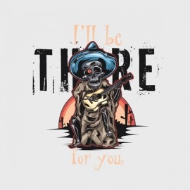 I'll Be There | SABEZY ESSENTIALS Cotton Regular Women's T-Shirt | White