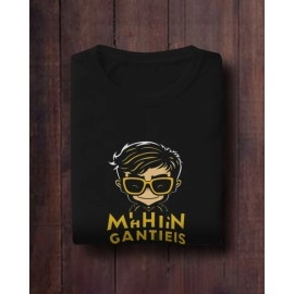Mahlin Gantieis | SABEZY ESSENTIALS Cotton Regular Men's T-Shirt | Black