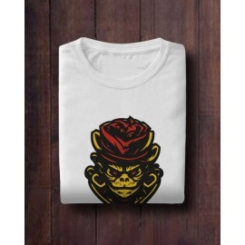 Monkey Magic | SABEZY ESSENTIALS Cotton Regular Women's T-Shirt | White