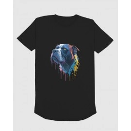 Pit Bull | SABEZY ESSENTIALS Cotton Regular Women's T-Shirt | Black