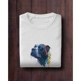 Pit Bull | SABEZY ESSENTIALS Cotton Regular Women's T-Shirt | White