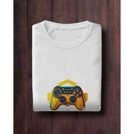 Play Hard | SABEZY ESSENTIALS Cotton Regular Women's T-Shirt | White