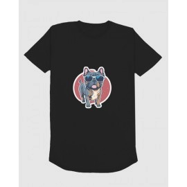 Pug | SABEZY ESSENTIALS Cotton Regular Women's T-Shirt | Black