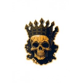 Skull King | SABEZY ESSENTIALS Cotton Regular Women's T-Shirt | White