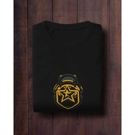 Star War | SABEZY ESSENTIALS Cotton Regular Men's T-Shirt | Black